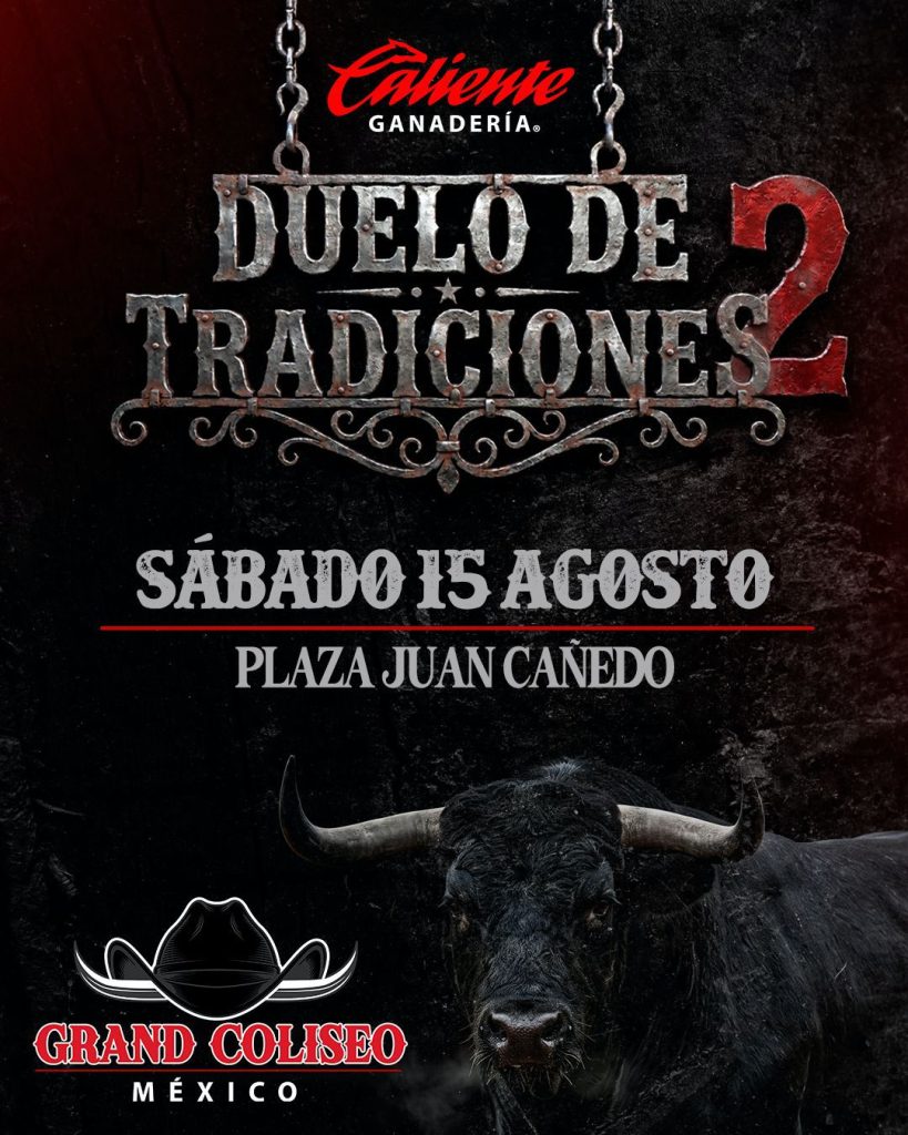 🐎 Duelo de Tradiciones 2 llega a Tijuana el sábado 15 de agosto de 2026 a Plaza Juan Cañedo, en Hipódromo Caliente. Disfruta rodeo, jaripeo, charros, música y tradiciones ecuestres.