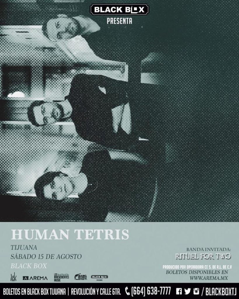 Human Tetris en Tijuana 2026 – Concierto de Post-Punk en Black Box